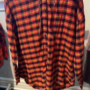 Hoodie flannel